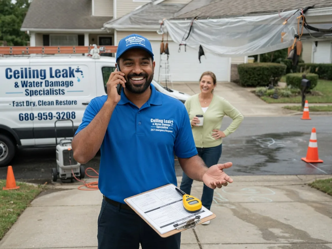 Ceiling Leak Cleanup Zap, ND FAQs